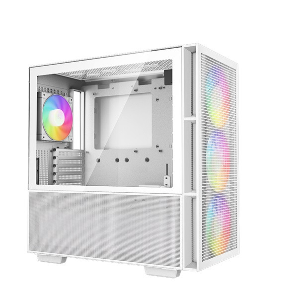 Deepcool számítógépház - ch560 wh (fehér, 3x14cm + 1x12  a-rgb ventilllátor, e-atx, 2xusb3.0)