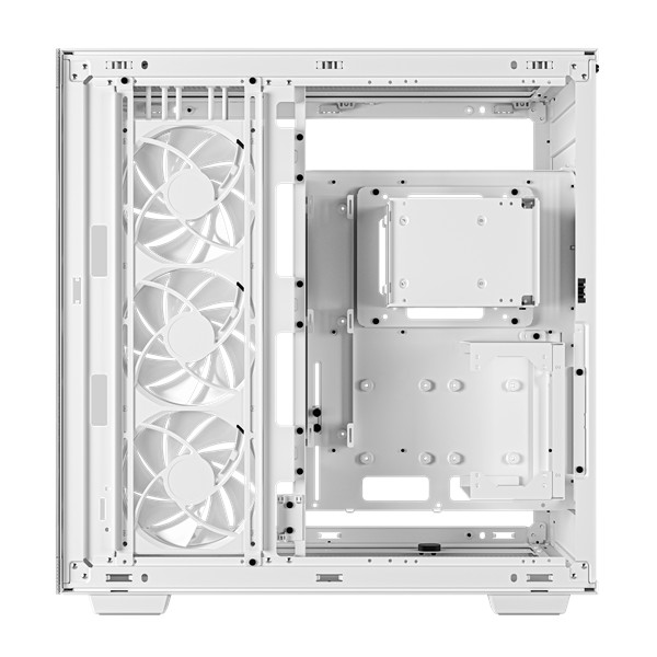 Deepcool számítógépház - ch780 wh (fehér, ablakos, 3x140mm a-rgb ventilllátor, e-atx, 4xusb3.0)