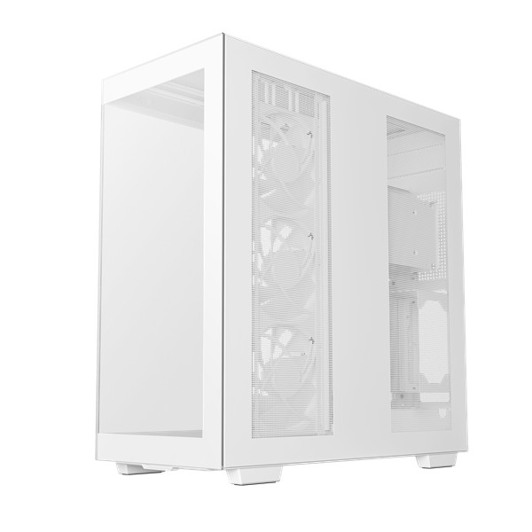 Deepcool számítógépház - ch780 wh (fehér, ablakos, 3x140mm a-rgb ventilllátor, e-atx, 4xusb3.0)