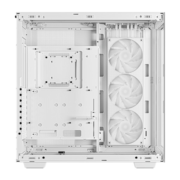 Deepcool számítógépház - ch780 wh (fehér, ablakos, 3x140mm a-rgb ventilllátor, e-atx, 4xusb3.0)