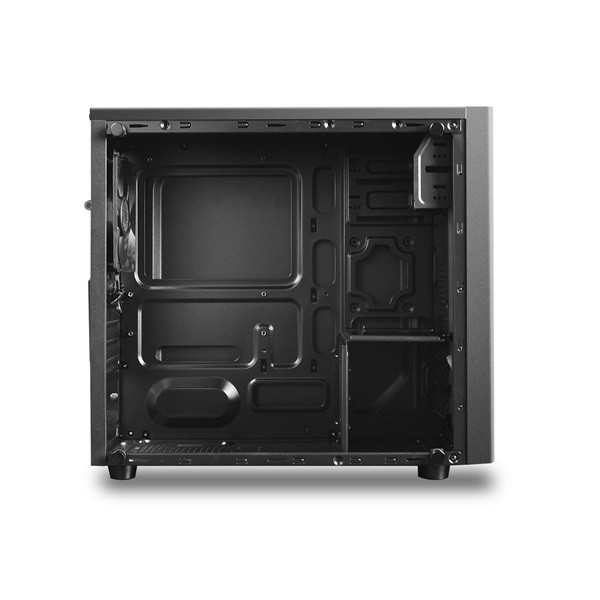 Deepcool számítógépház - matrexx 30 (fekete, fekete belső, ablakos, 1x12cm ventilátor, matx, 1xusb3.0, 1xusb2.0)