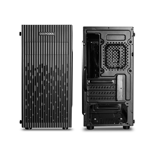 Deepcool számítógépház - matrexx 30 (fekete, fekete belső, ablakos, 1x12cm ventilátor, matx, 1xusb3.0, 1xusb2.0)