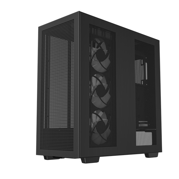 Deepcool számítógépház - morpheus (fekete, moduláris, 3x140mm ventilátor,mini-itx /m-atx /atx /e-atx, 4xusb3.0, 1xusb-c)