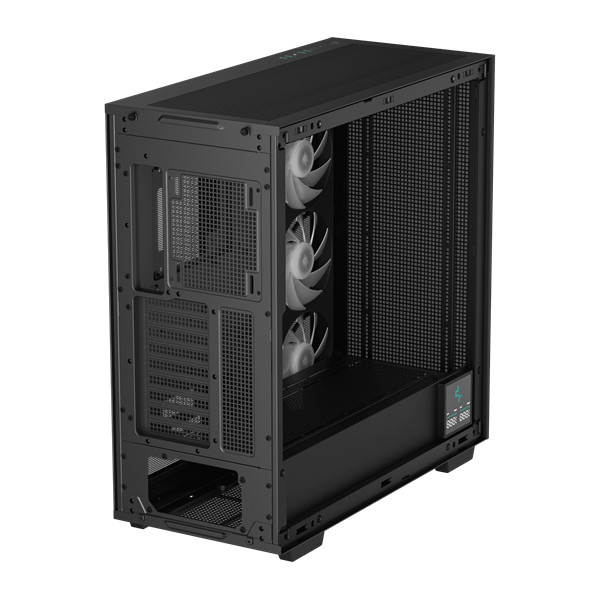 Deepcool számítógépház - morpheus (fekete, moduláris, 3x140mm ventilátor,mini-itx /m-atx /atx /e-atx, 4xusb3.0, 1xusb-c)