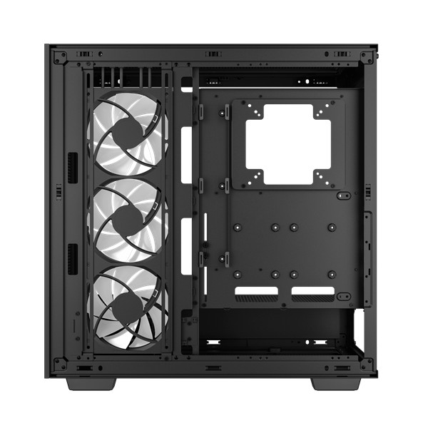 Deepcool számítógépház - morpheus (fekete, moduláris, 3x140mm ventilátor,mini-itx /m-atx /atx /e-atx, 4xusb3.0, 1xusb-c)