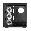 Deepcool számítógépház - morpheus (fekete, moduláris, 3x140mm ventilátor,mini-itx /m-atx /atx /e-atx, 4xusb3.0, 1xusb-c)