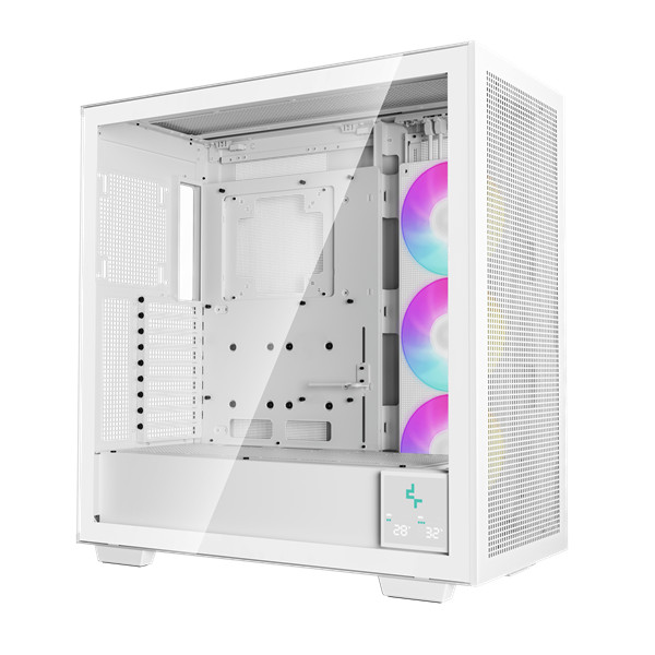Deepcool számítógépház - morpheus wh (fehér, moduláris, 3x140mm venti,mini-itx /m-atx /atx /e-atx, 4xusb3.0, 1xusb-c)