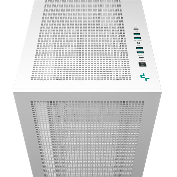 Deepcool számítógépház - morpheus wh (fehér, moduláris, 3x140mm venti,mini-itx /m-atx /atx /e-atx, 4xusb3.0, 1xusb-c)
