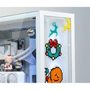 Deepcool számítógépház kiegészítő - pixel bu (100db, kék, szilikon)