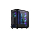 Endorfy számítógépház - arx 700 argb (atx /micro atx/itx, 1xusb-c, 2xusb3.0, 4x14cm led ventilátor, ablakos, fekete)