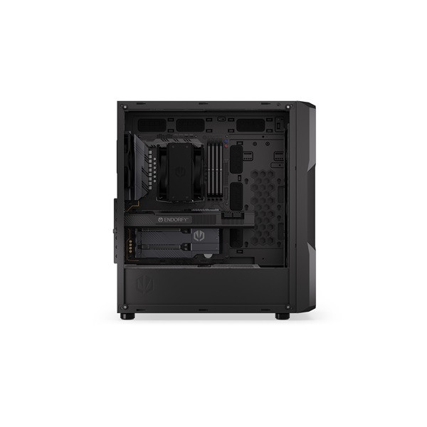 Endorfy számítógépház - regnum 400 air (atx /micro atx/itx, 2xusb3.0, 4x12cm ventilátor, ablakos, fekete)