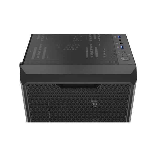 Endorfy számítógépház - regnum 400 air (atx /micro atx/itx, 2xusb3.0, 4x12cm ventilátor, ablakos, fekete)