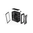 Endorfy számítógépház - regnum 400 argb (atx /micro atx/itx, 2xusb3.0, 4x12cm led ventilátor, ablakos, fekete)