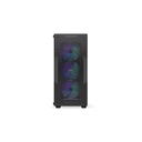 Endorfy számítógépház - regnum 400 argb (atx /micro atx/itx, 2xusb3.0, 4x12cm led ventilátor, ablakos, fekete)