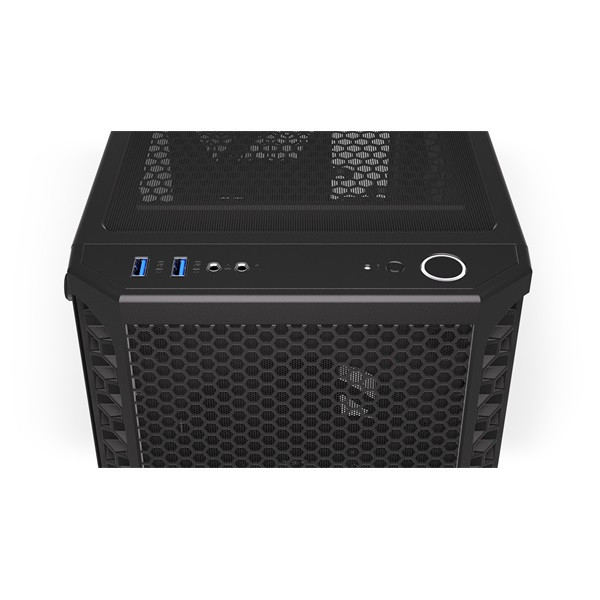 Endorfy számítógépház - signum 300 air (atx /micro atx/itx, 2xusb3.0, 4x12cm ventilátor, ablakos, fekete)