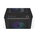 Endorfy számítógépház - signum 300 argb (atx /micro atx/itx, 2xusb3.0, 4x12cm led ventilátor, ablakos, fekete)