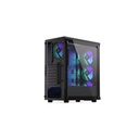 Endorfy számítógépház - signum 300 argb (atx /micro atx/itx, 2xusb3.0, 4x12cm led ventilátor, ablakos, fekete)