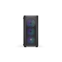 Endorfy számítógépház - signum 300 argb (atx /micro atx/itx, 2xusb3.0, 4x12cm led ventilátor, ablakos, fekete)