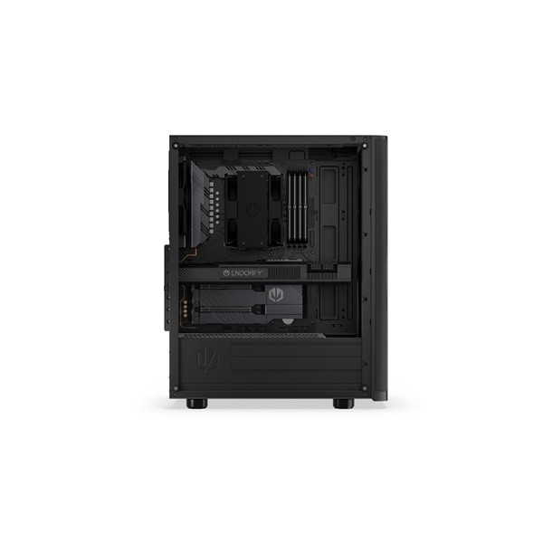 Endorfy számítógépház - ventum 200 air (atx /micro atx/itx, 2xusb3.0, 4x12cm ventilátor, ablakos, fekete)