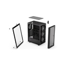 Endorfy számítógépház - ventum 200 argb (atx /micro atx/itx, 2xusb3.0, 4x12cm led ventilátor, ablakos, fekete)