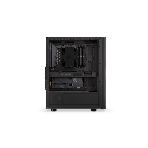 Endorfy számítógépház - ventum 200 solid (atx /micro atx/itx, 2xusb3.0, 1x12cm ventilátor, fekete)