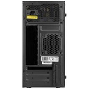 Everest számítógépház -  blazon (200w táp; rgb; fekete; plexi; matx; 1x80mm; 2xusb2.0)