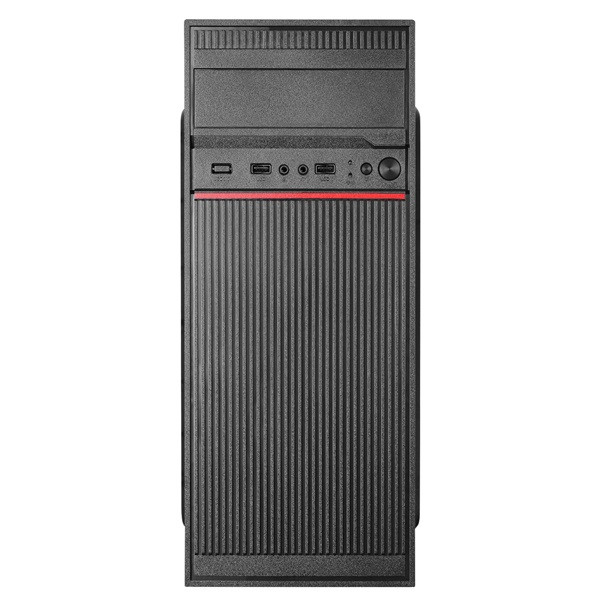 Everest számítógépház -  k210 peak 250w (fekete; micro atx / atx/mini-itx, 250w táp, 2xusb2.0 )