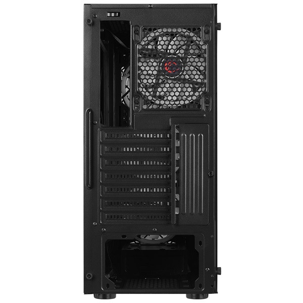Everest számítógépház -  plaid v1 (fekete; üveg; atx; alsó táp; 4x120mm rgb, 1xusb3.0 + 2xusb2.0)