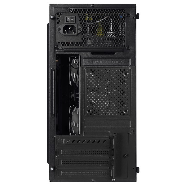 Everest számítógépház - minion mesh peak 300w (fekete; 2x12cm venti, micro atx / mini-itx, 300w táp)