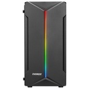 Everest számítógépház - saber rgb peak 250w (fekete; micro atx / mini-itx, 250w táp, 2xusb2.0 )