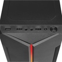 Everest számítógépház - saber rgb peak 250w (fekete; micro atx / mini-itx, 250w táp, 2xusb2.0 )