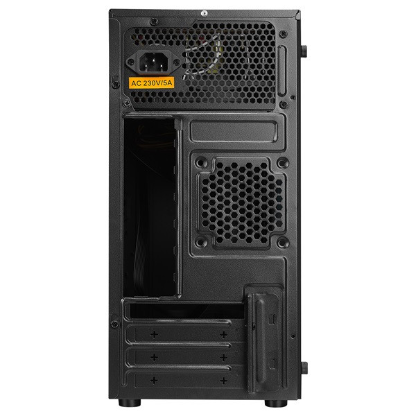 Everest számítógépház - saber rgb peak 250w (fekete; micro atx / mini-itx, 250w táp, 2xusb2.0 )