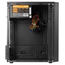 Everest számítógépház - saber rgb peak 250w (fekete; micro atx / mini-itx, 250w táp, 2xusb2.0 )