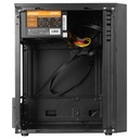 Everest számítógépház - warp peak 250w (fekete; micro atx / mini-itx, 250w táp, 2xusb2.0 )