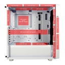 Lc-power számítógépház - 714w - gacrux x (fehér-fekete, fehér belső, ablakos, matx/atx, 1xusb3.2, 2xusb2.0)