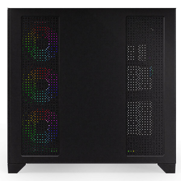 Njoy számítógépház -  aura (fekete, ablakos, atx, 7x12cm, 2xusb3.0, 1x usb-c)