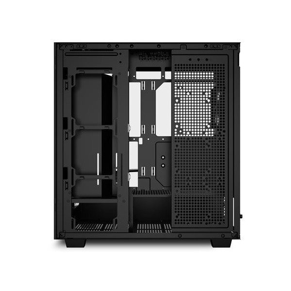 Sharkoon számítógépház - rebel c50 rgb black (fekete; ablakos; atx, 4x120mm rgb ventilátor; 2xusb3.0; 1xusb 3.2; i/o)