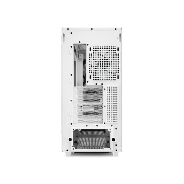 Sharkoon számítógépház - rebel c50 rgb white (fehér; ablakos; atx, 4x120mm rgb ventilátor; 2xusb3.0; 1xusb 3.2; i/o)