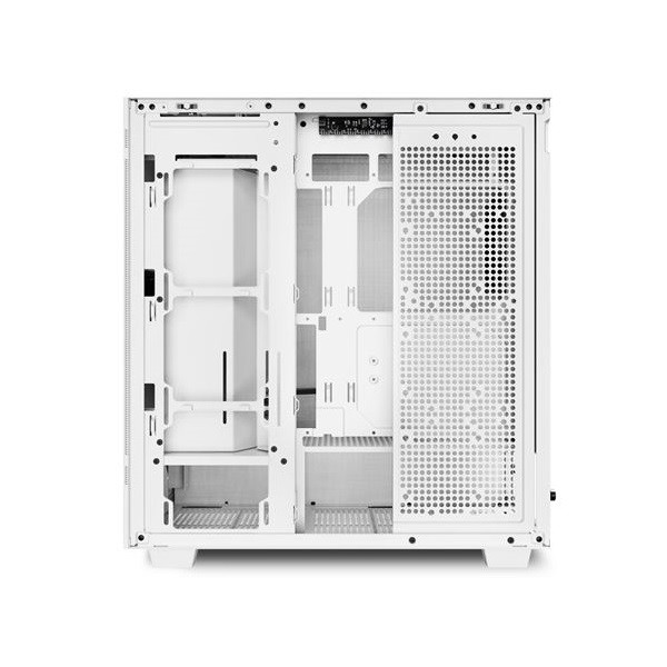 Sharkoon számítógépház - rebel c50 white (fehér; 2x120 mm ventilátor, 2xusb3.0; 1xusb 3.2; i/o)