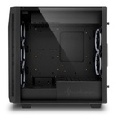 Sharkoon számítógépház - rev 200 rgb (fekete; atx,matx; alsó táp; 5x120mm v.; 2xusb3.0, 2xusb2.0, i/o)