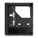 Sharkoon számítógépház - rgb slider black (fekete; üveg oldal; alsó táp; atx; 6x120mm; 2xusb3.0; 1xusb2.0; i/o)