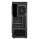 Sharkoon számítógépház - rgb slider black (fekete; üveg oldal; alsó táp; atx; 6x120mm; 2xusb3.0; 1xusb2.0; i/o)
