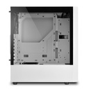 Sharkoon számítógépház - rgb slider white (fehér; üveg oldal; alsó táp; atx; 6x120mm; 2xusb3.0; 1xusb2.0; i/o)