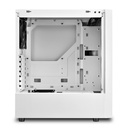Sharkoon számítógépház - rgb slider white (fehér; üveg oldal; alsó táp; atx; 6x120mm; 2xusb3.0; 1xusb2.0; i/o)