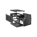Sharkoon számítógépház - shark zone c10 (fekete; fekete belső; mitx; 2xusb3.0; 2xusb2.0; i/o; 120mm ventilátor)