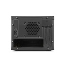 Sharkoon számítógépház - shark zone c10 (fekete; fekete belső; mitx; 2xusb3.0; 2xusb2.0; i/o; 120mm ventilátor)