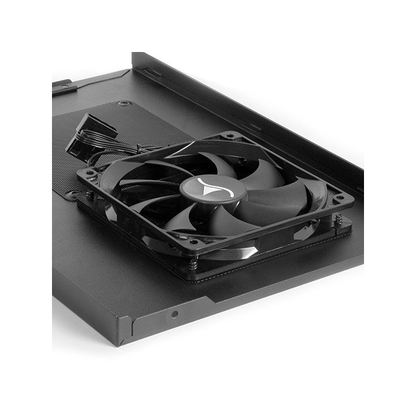 Sharkoon számítógépház - shark zone c10 (fekete; fekete belső; mitx; 2xusb3.0; 2xusb2.0; i/o; 120mm ventilátor)
