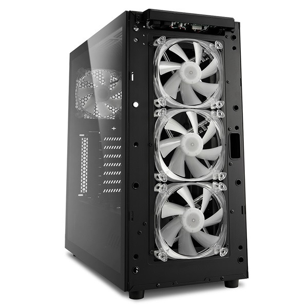 Sharkoon számítógépház - tg6m rgb (fekete; atx,matx; alsó táp; 7x120mm v.; 2xusb3.0, 2xusb2.0, i/o)