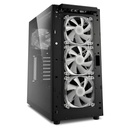 Sharkoon számítógépház - tg6m rgb (fekete; atx,matx; alsó táp; 7x120mm v.; 2xusb3.0, 2xusb2.0, i/o)