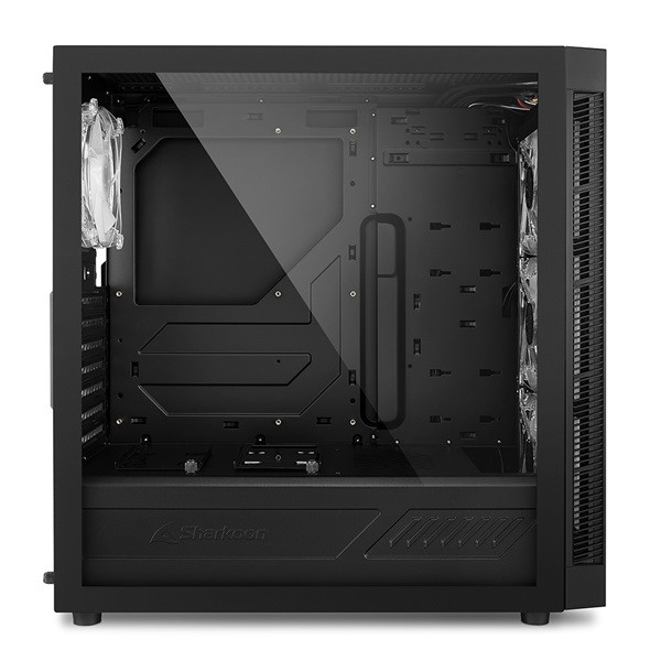 Sharkoon számítógépház - tg6m rgb (fekete; atx,matx; alsó táp; 7x120mm v.; 2xusb3.0, 2xusb2.0, i/o)